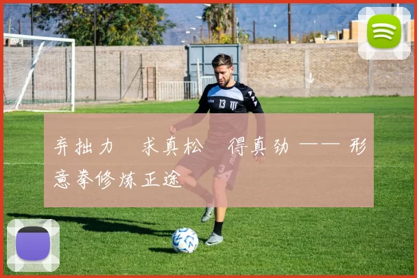 弃拙力・求真松・得真劲 —— 形意拳修炼正途